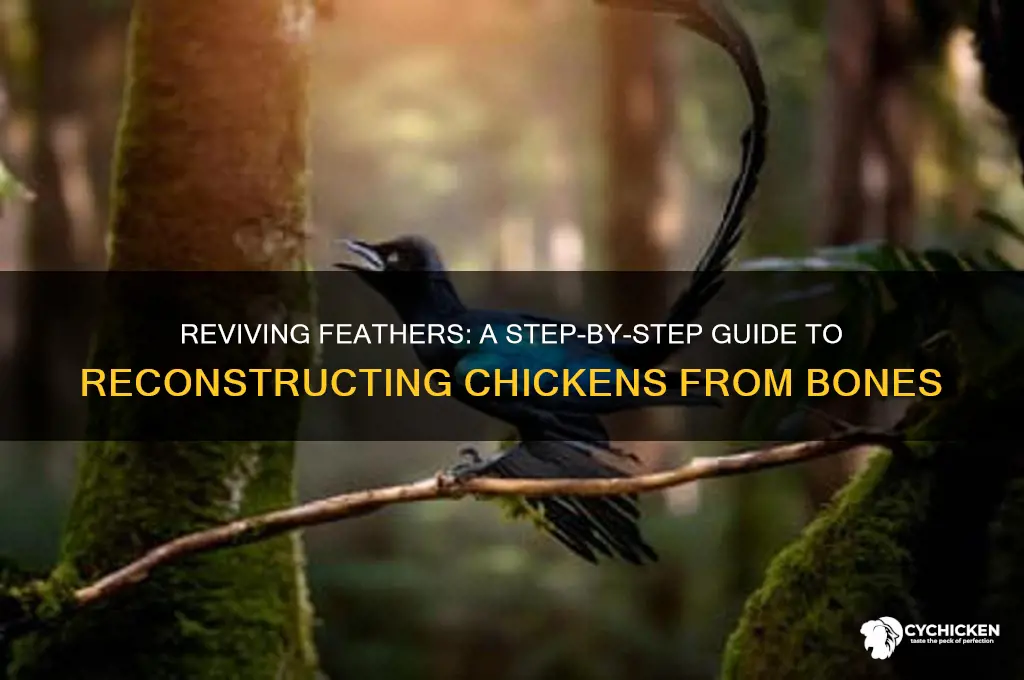 how to rebuild a chicken from bones