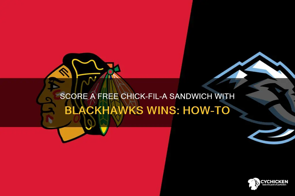 how to redeem free chick fil a sandwich blackhawks