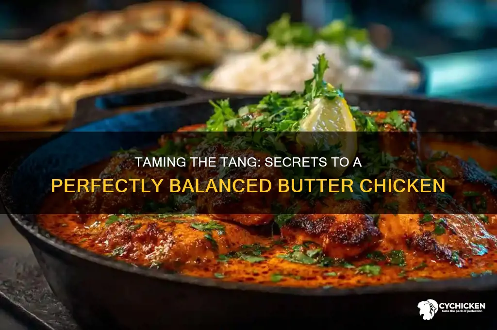 how to reduce bitterness in butter chicken