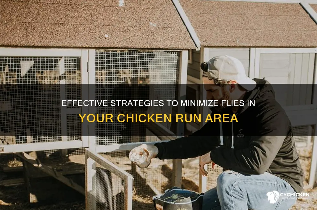 how to reduce flies in chicken run
