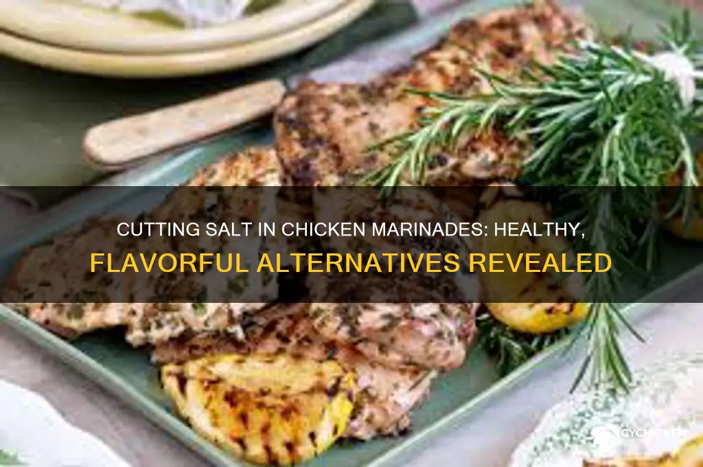 how to reduce salt in marinated chicken