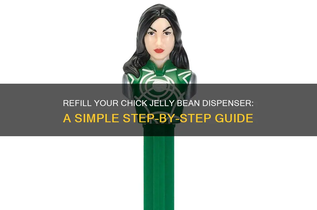 how to refill chick jelly bean dispenser