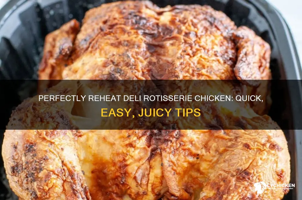 how to reheat a deli rotissiere chicken
