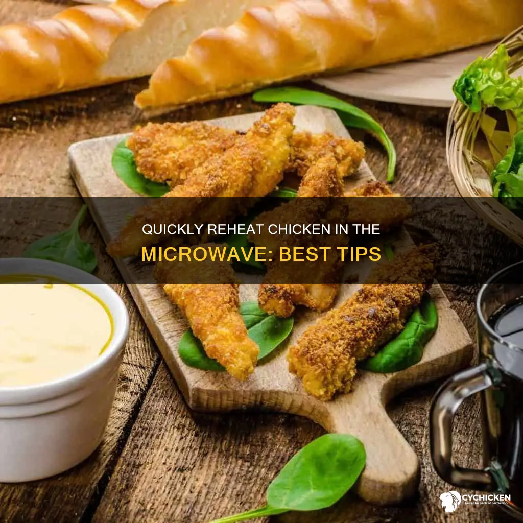 how to reheat a piece of chicken in the microwave