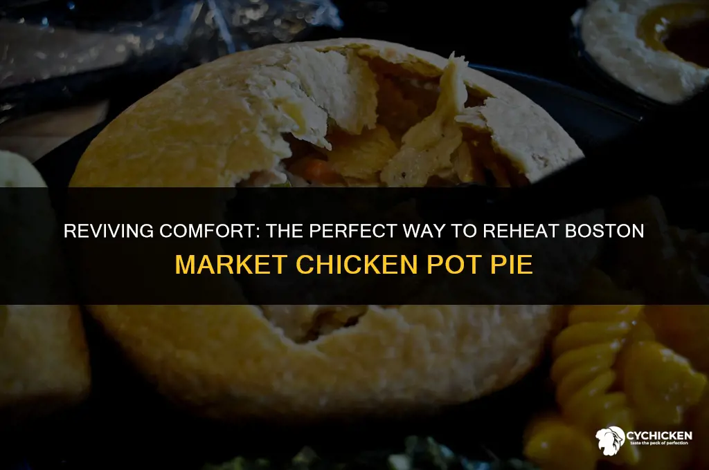 how to reheat boston market chicken pot pie