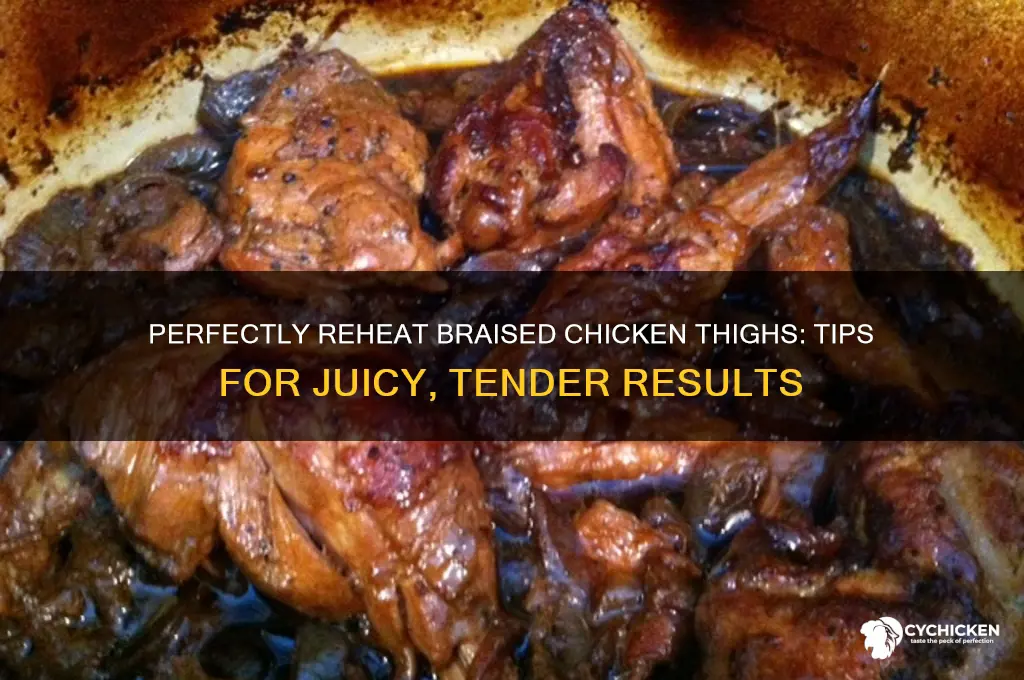 how to reheat braised chicken thighs