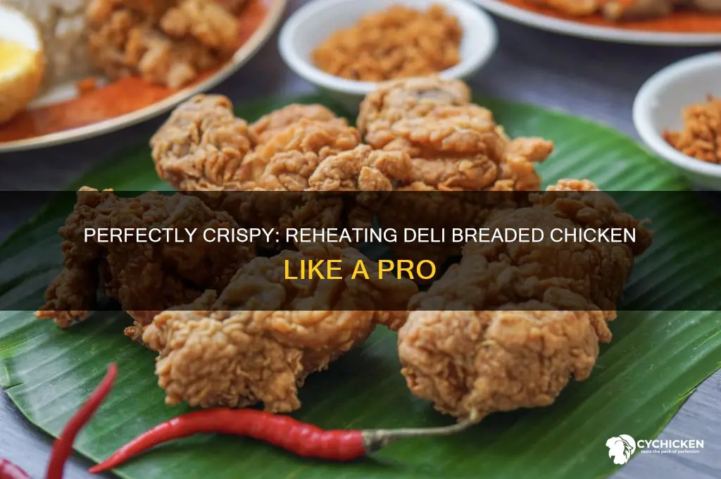 how to reheat breaded chicken from the deli