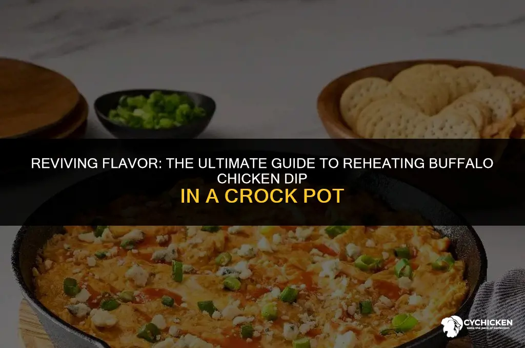 how to reheat buffalo chicken dip in crock pot