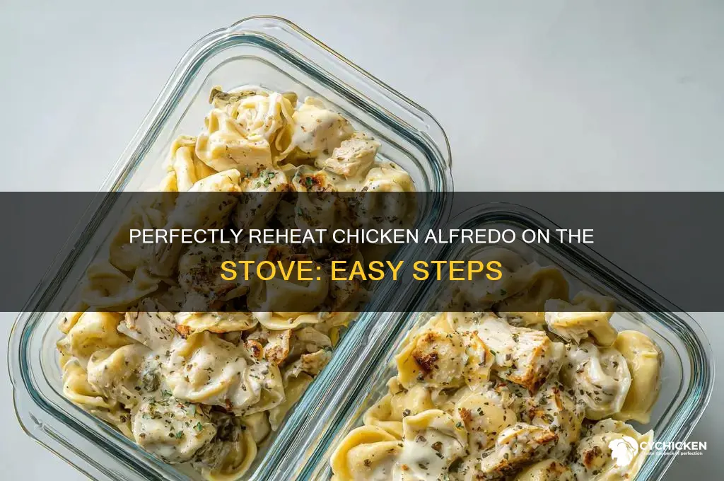 how to reheat chicken alfredo on the stove