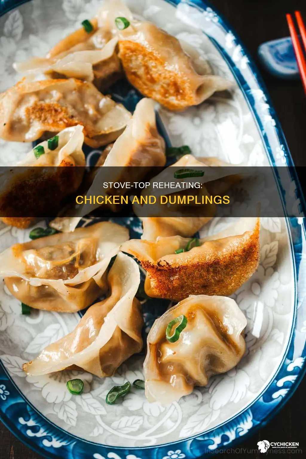 how to reheat chicken and dumplings on the stove