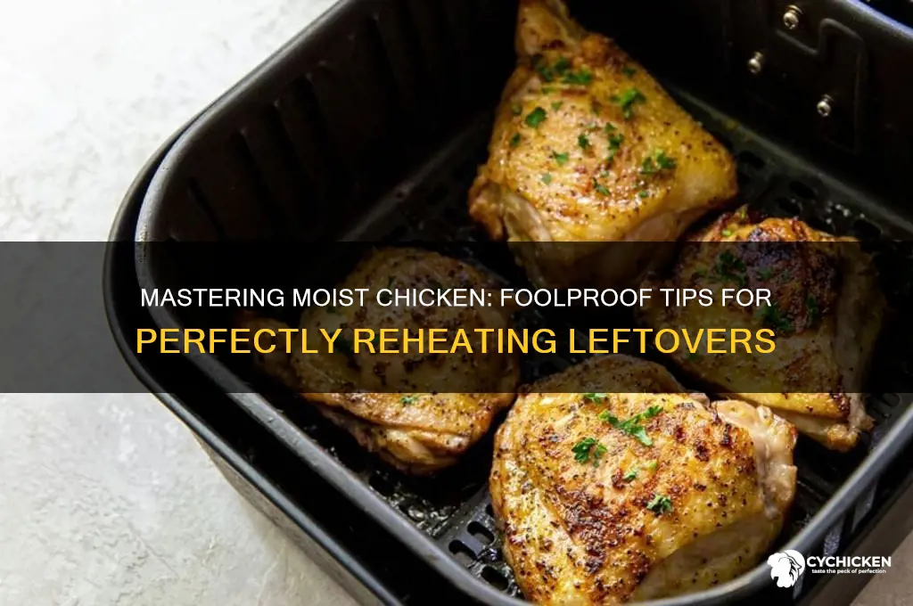 how to reheat chicken and keep moist