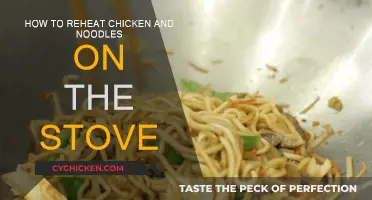 Stove-top Chicken and Noodle Reheating: Quick and Easy!