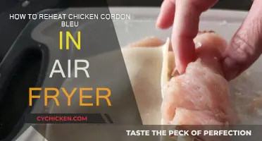 Reheating Chicken Cordon Bleu: Air Fryer Method