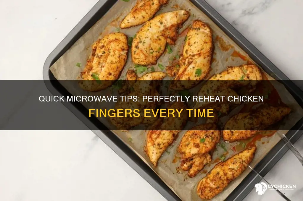 how to reheat chicken fingers in microwave