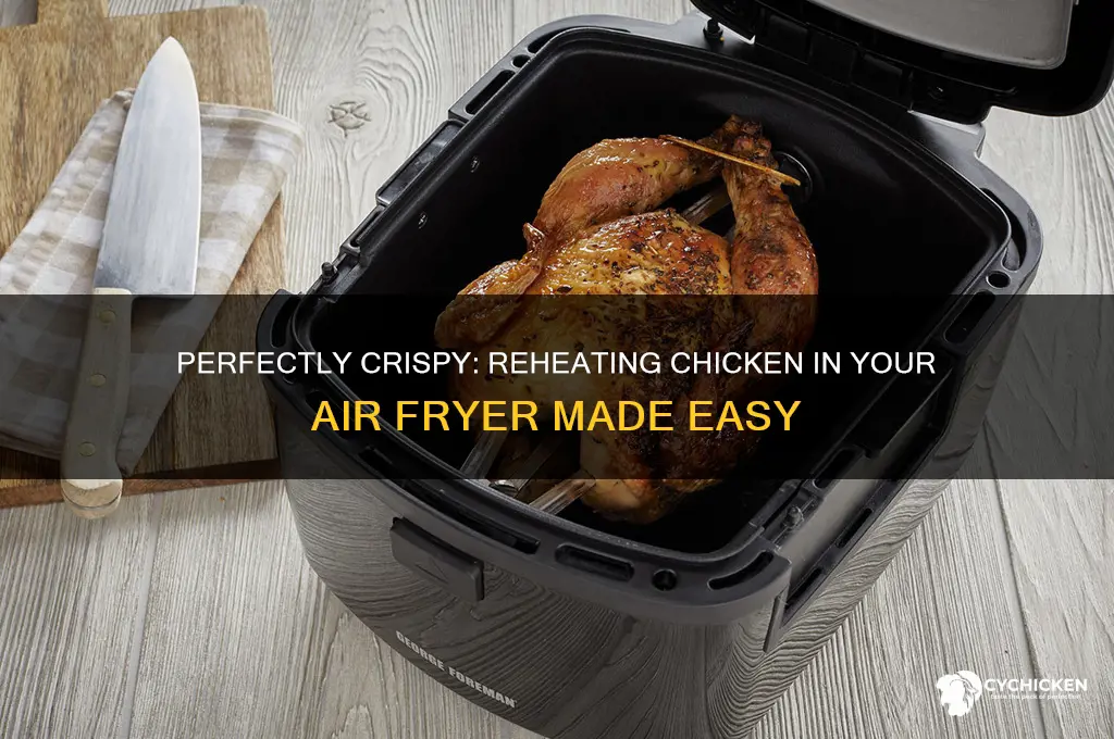 how to reheat chicken in air fryer