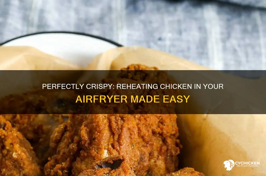 how to reheat chicken in an airfryer