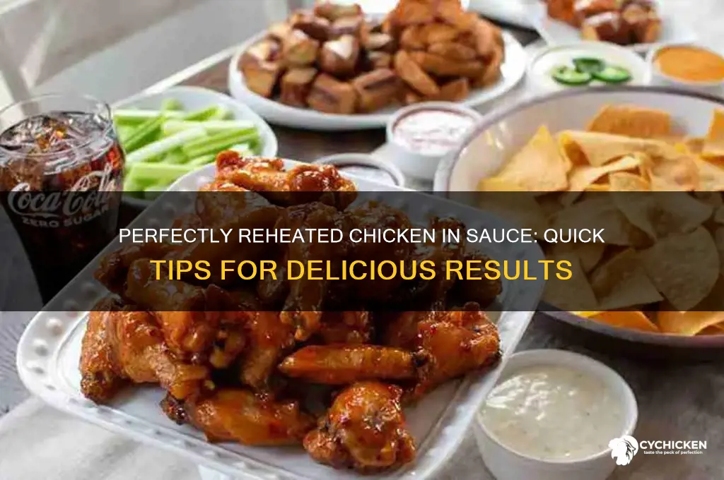 how to reheat chicken in sauce