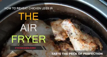 Reheating Chicken Legs: Air Fryer Method