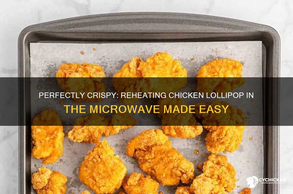 how to reheat chicken lollipop in microwave