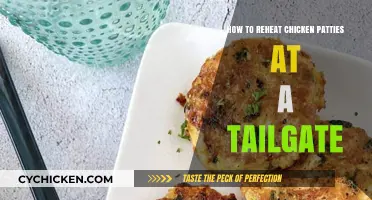 Tailgate Tips: Perfectly Reheating Chicken Patties for Game Day