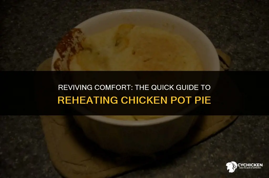 how to reheat chicken pot pie in microwave