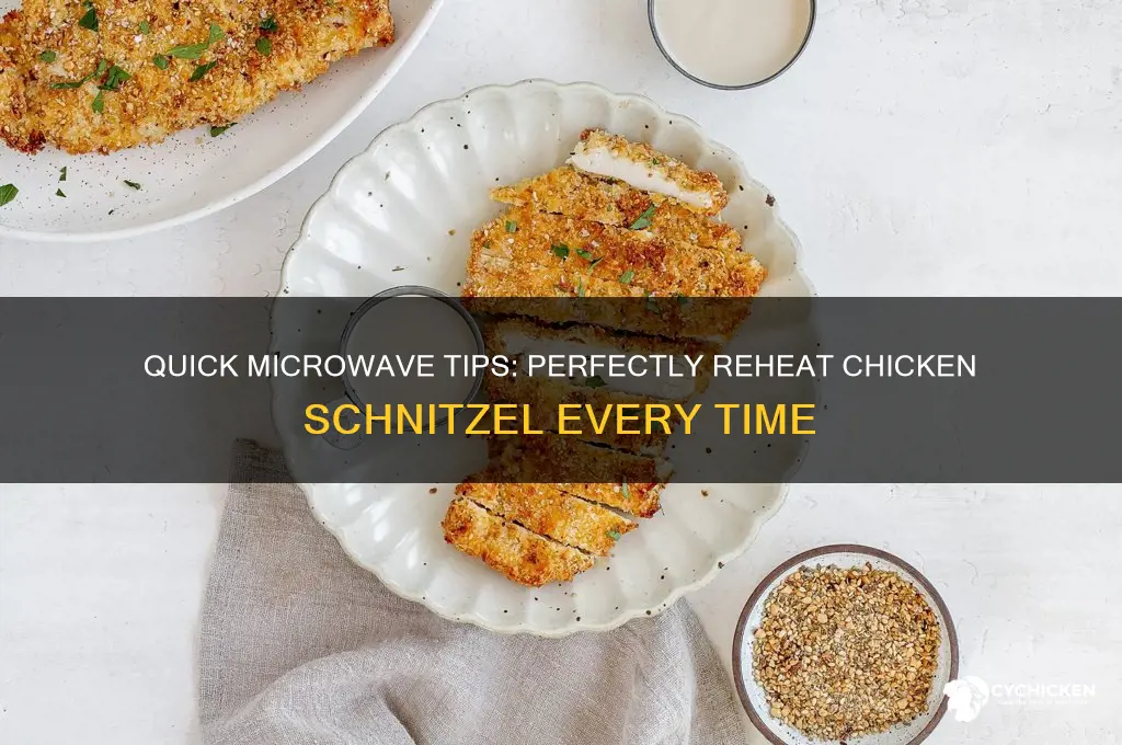 how to reheat chicken schnitzel in microwave