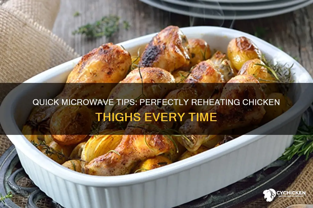 how to reheat chicken thighs in microwave