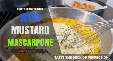 Reheat Chicken Perfectly with Creamy Mustard Mascarpone Sauce