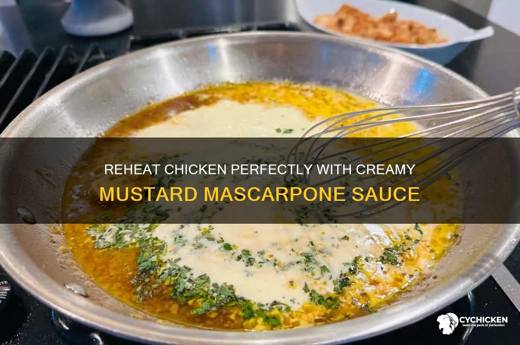 how to reheat chicken with mustard mascarpone