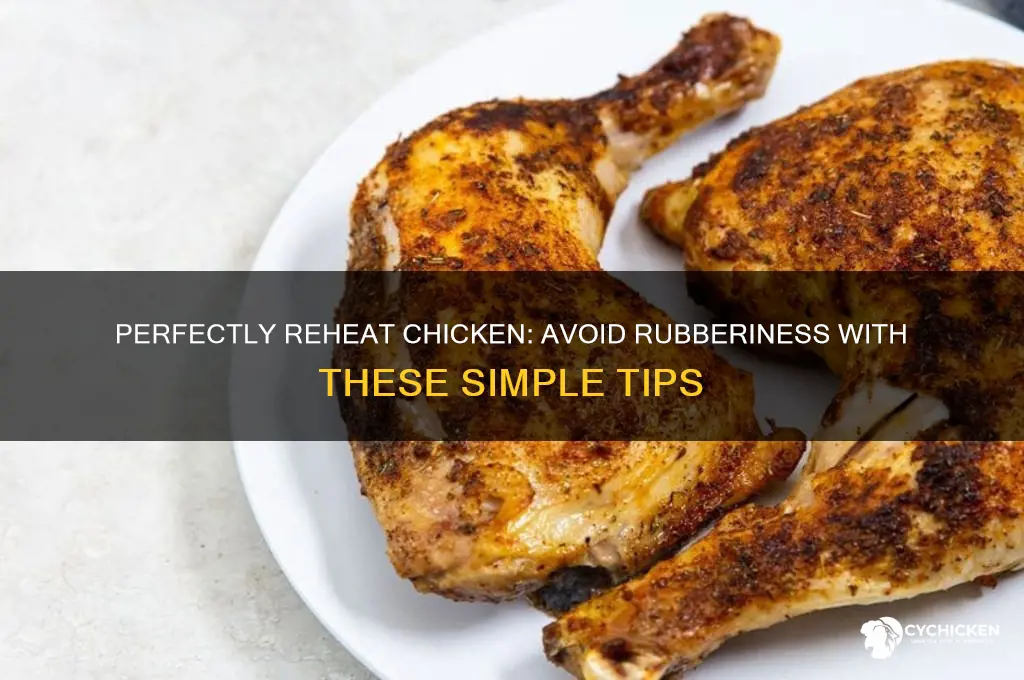 how to reheat chicken without making it rubbery