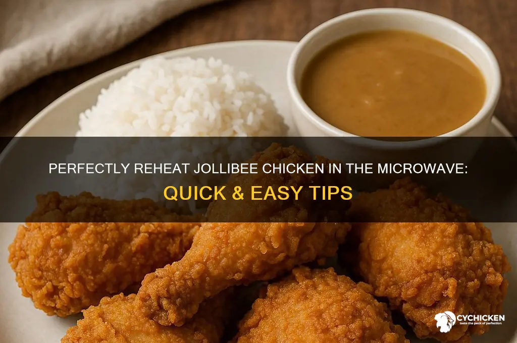 how to reheat jollibee chicken in microwave