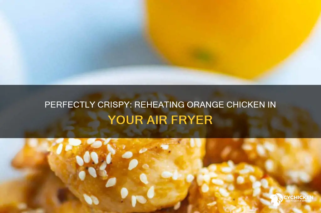 how to reheat orange chicken air fryer