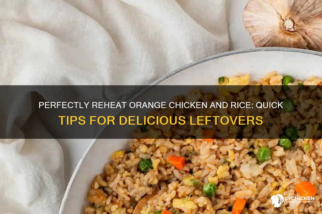 how to reheat orange chicken and rice