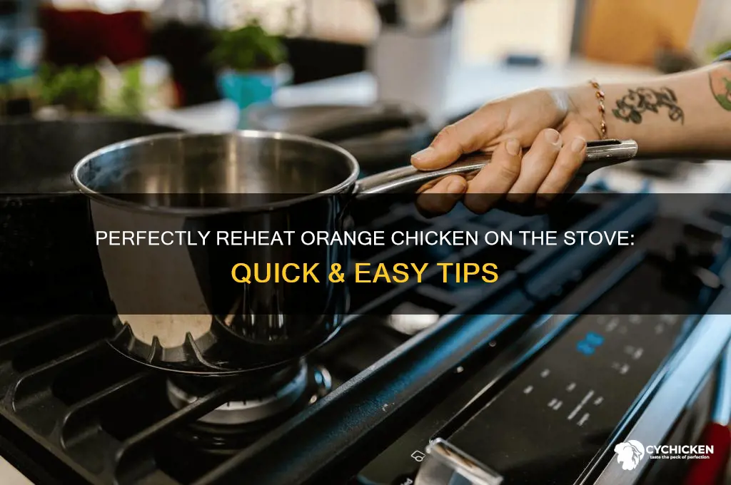 how to reheat orange chicken on stove