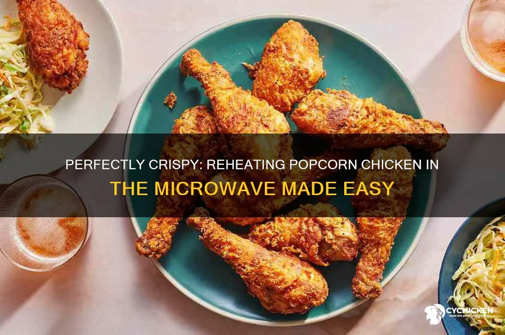 how to reheat popcorn chicken in microwave
