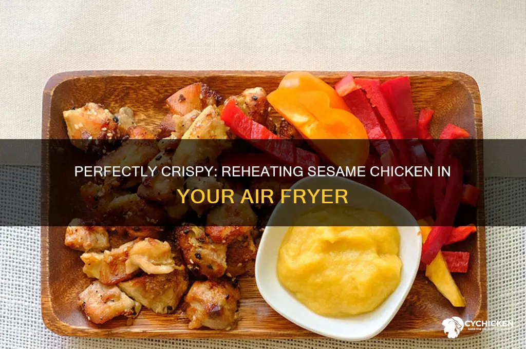how to reheat sesame chicken in air fryer