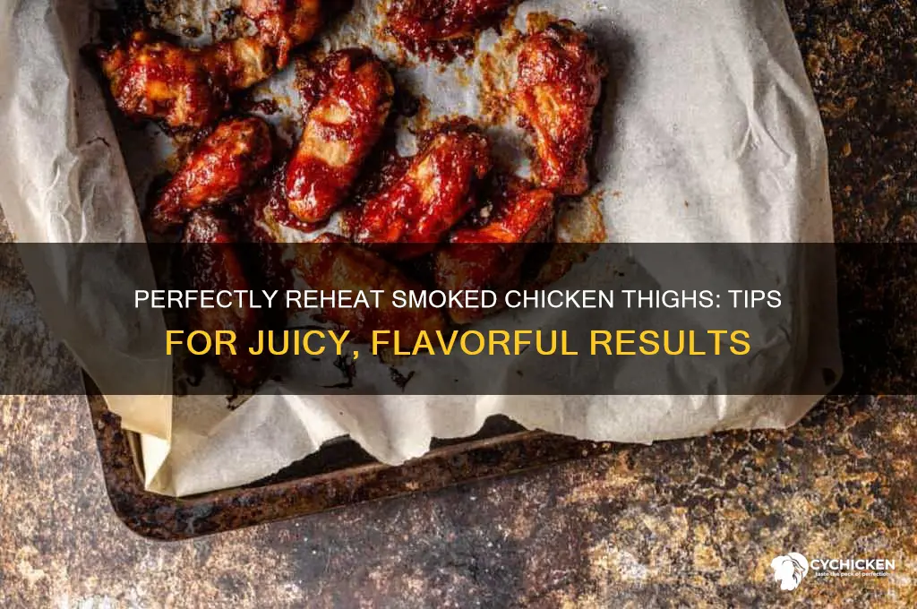 how to reheat smoked chicken thighs