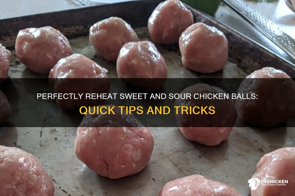 how to reheat sweet and sour chicken balls