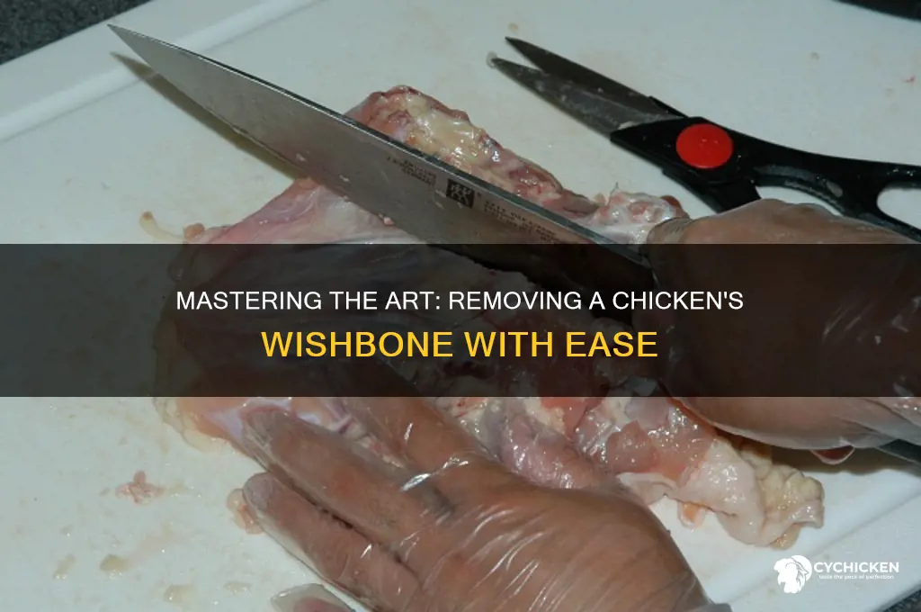 how to remove a wishbone from a chicken
