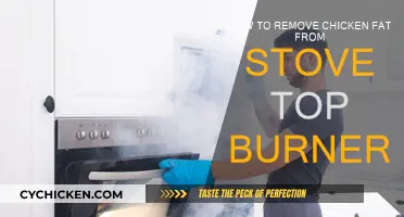 Cleaning Stove Tops: Removing Chicken Fat from Burners
