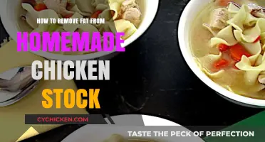 Easy Tips for Removing Fat from Homemade Chicken Stock