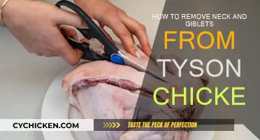 Tyson Chicken Prep: Removing the Neck and Giblets