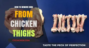 Effortless Chicken Thigh Prep: Removing Ribs in Simple Steps