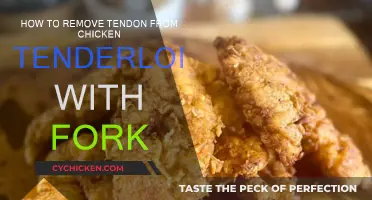 Fork-tender Chicken: Removing Tendons with Ease