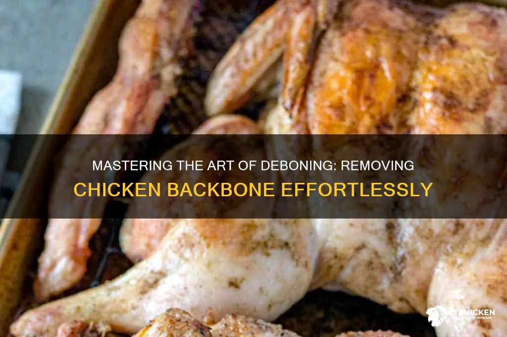 how to remove the backbone from a chicken