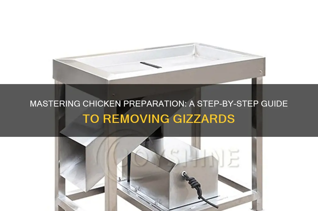 how to remove the gizzards from a chicken