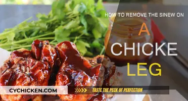 Efficiently Debone Chicken Legs: Removing Sinew the Right Way