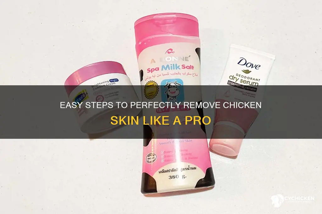 how to remove the skin from a chicken