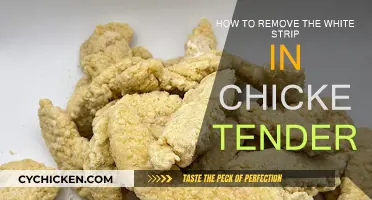 Eliminating the White Strip in Chicken Tenders