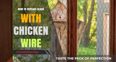DIY Window Upgrade: Replacing Glass with Chicken Wire for Rustic Charm